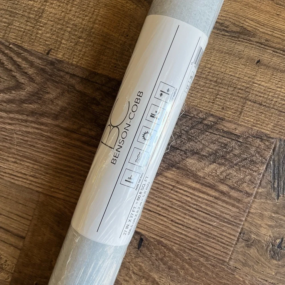 NWT York Benson Cobb Wallpaper CC1222 Blue Salt Flats Wallpaper 1 Double Roll